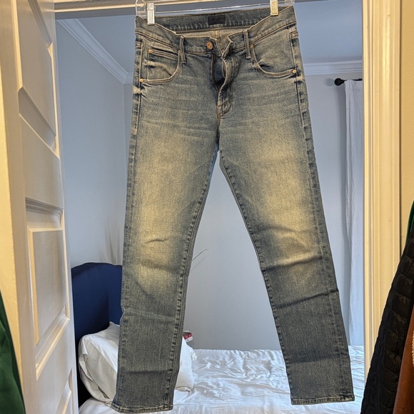 MOTHER Light Wash Straight-Leg Jeans - Picture 6 of 8